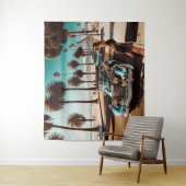 Mädchen mit Auto Wandteppich (Beispiel)