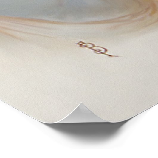 Mädchen mit Baby Ducks Poster (Ecke)