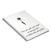 Mädchen mit Ballonen Notizblock, Notizbuch Notizblock (Rechte Seite)