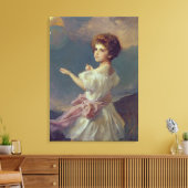 Mädchen mit Ballons Leinwanddruck (Insitu (Wohnzimmer))