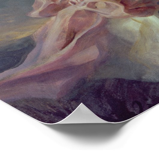 Mädchen mit Ballons Poster (Ecke)