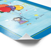 Mädchen mit Balloons - Kinder Kunst für CHOC Fotodruck (Ecke)