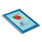 Mädchen mit Balloons - Kinder Kunst für CHOC Notizblock (Rechte Seite)