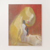 Mädchen mit Blonde Hair, Helene Schjerfbeck Puzzle (Vertikal)