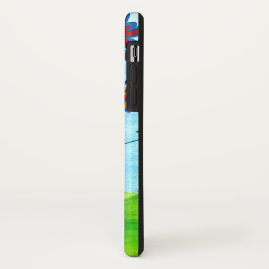 Mädchen mit Blume Kite iPhone X Fall Case-Mate iPhone Hülle (Hinten/Links)