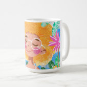 Mädchen mit Blumen Kaffeetasse (VorderseiteRechts)