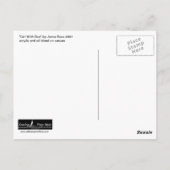 Mädchen mit Boa Postcard Postkarte (Rückseite)