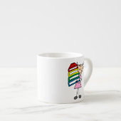 Mädchen mit Büchern Espressotasse (Vorderseite Rechts)