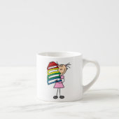 Mädchen mit Büchern Espressotasse (Rechts)