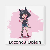 Mädchen mit Cartoon-Tattoos