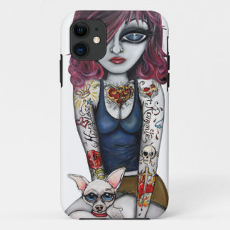 Mädchen mit Chihuahua Case-Mate iPhone Hülle