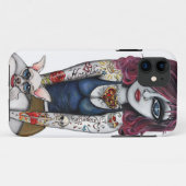 Mädchen mit Chihuahua Case-Mate iPhone Hülle (Rückseite (Horizontal))