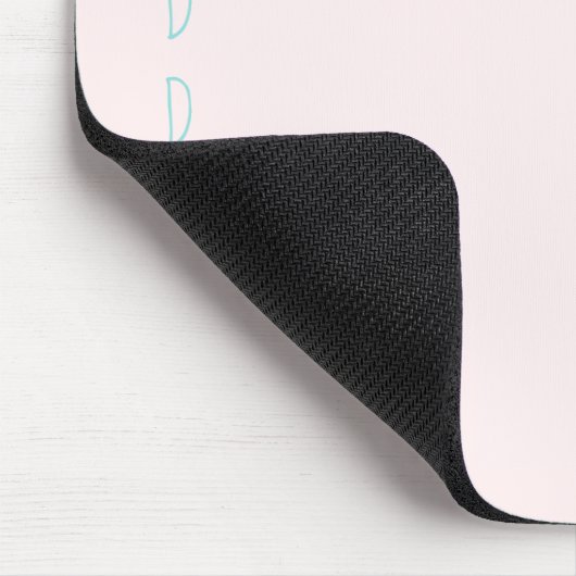 Mädchen mit cooler Abbildung Mousepad (Ecke)