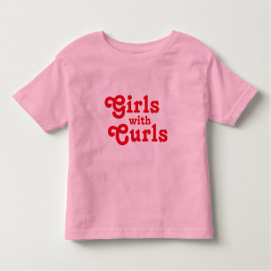 Mädchen mit Curls Jüdisch Curly Haar Jewff Afro Kleinkind T-shirt