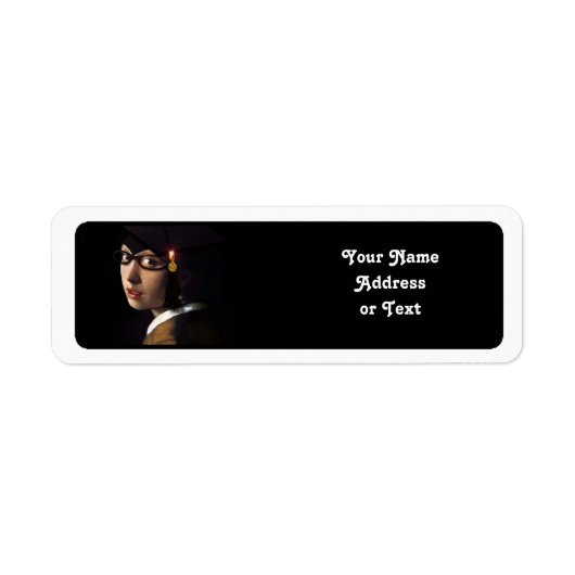 Mädchen mit dem Abschluss-Hut (Perlenohrring) (Vorne)