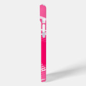 Mädchen mit dem Namen rosa Grafik Case-Mate iPhone Hülle (Rückseite / Links)