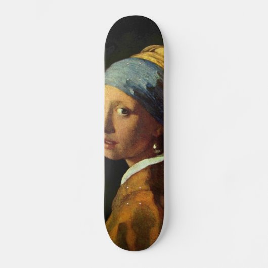 Mädchen mit dem Perlenohrring Skateboard (Vorderseite)