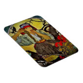 Mädchen mit dem Raven Mährischen Lehrerchor Magnet (Rechte Seite)