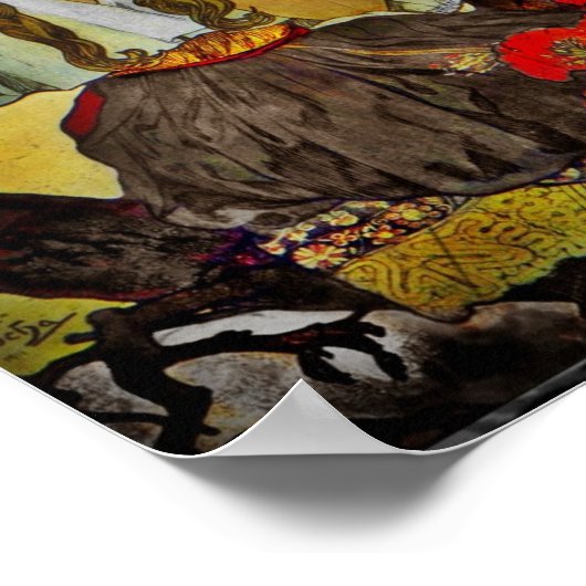 Mädchen mit dem Raven Mährischen Lehrerchor Poster (Ecke)