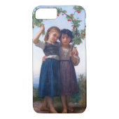 Mädchen mit dem Zweig Cherry, Bouguereau Case-Mate iPhone Hülle (Rückseite)