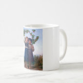 Mädchen mit dem Zweig Cherry, Bouguereau Kaffeetasse (VorderseiteRechts)