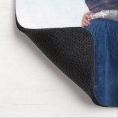 Mädchen mit dem Zweig Cherry, Bouguereau Mousepad (Ecke)