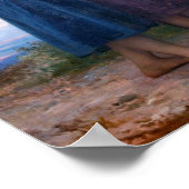 Mädchen mit dem Zweig Cherry, Bouguereau Poster (Ecke)