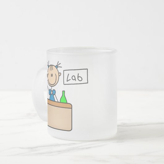 Mädchen mit der Rucksack-Tasse Mattglastasse (Vorderseite Links)