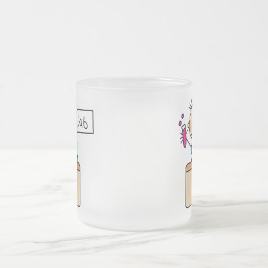 Mädchen mit der Rucksack-Tasse Mattglastasse (Mittel)