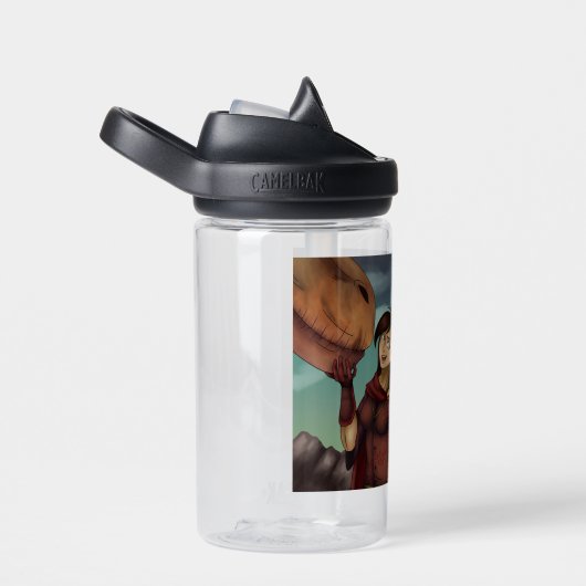 Mädchen mit Dinosauriern Trinkflasche (rechts)