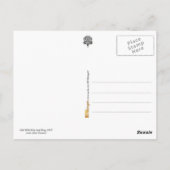 Mädchen mit Drachen und Hund Postkarte (Rückseite)