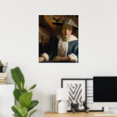 Mädchen mit einem Flute, berühmtes Bild Poster (Heimbüro)