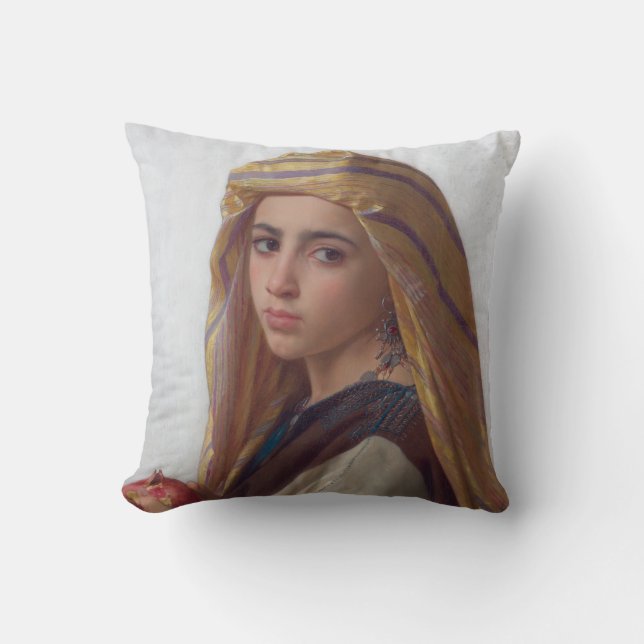 Mädchen mit einem Granatapfel durch W.A. Kissen (Vorderseite)