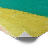 Mädchen mit einem Kamm im Haar Poster (Ecke)