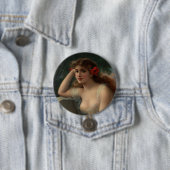 Mädchen mit einem Mohnblume Button (Beispiel)