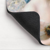 Mädchen mit einem Nest Mousepad (Ecke)