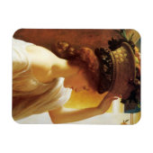 Mädchen mit einem Obstkorb (von Frederic Leighton) Magnet (Horizontal)