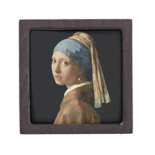 Mädchen mit einem Perlen-Ohrring, c.1665-6 (Öl auf Kiste