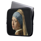 Mädchen mit einem Perlen-Ohrring, c.1665-6 (Öl auf Laptopschutzhülle (Vorderseite Links)