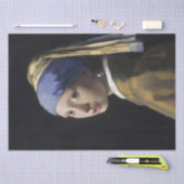 Mädchen mit einem Perlen-Ohrring durch Johannes Seidenpapier (Handwerk)