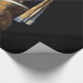 Mädchen mit einem Perlen-Ohrring Geschenkpapier (Ecke)