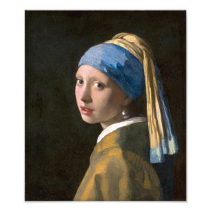 Mädchen mit einem Perlenohrring Johannes Vermeer Fotodruck