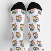 Mädchen mit einem Perlenohrring Socken (Oben)