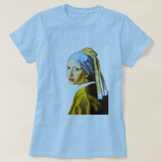 Mädchen mit einem Perlenohrring T-Shirt (Design vorne)