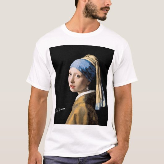 Mädchen mit einem Perlenohrring T - T-Shirt (Vorderseite)