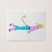 Mädchen mit einem Schwanz Puzzle (Horizontal)