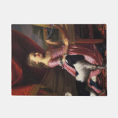 Mädchen mit einem Vogel und einem Hund (John Singl Fußmatte (Vorderseite)