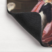 Mädchen mit einem Vogel und einem Hund (John Singl Mousepad (Ecke)