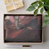 Mädchen mit einem Vogel und einem Hund (John Singl Seidenpapier (Geschenk)