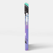 Mädchen mit einer Blume "I Can" iPhone Hülle (Linke Seite)